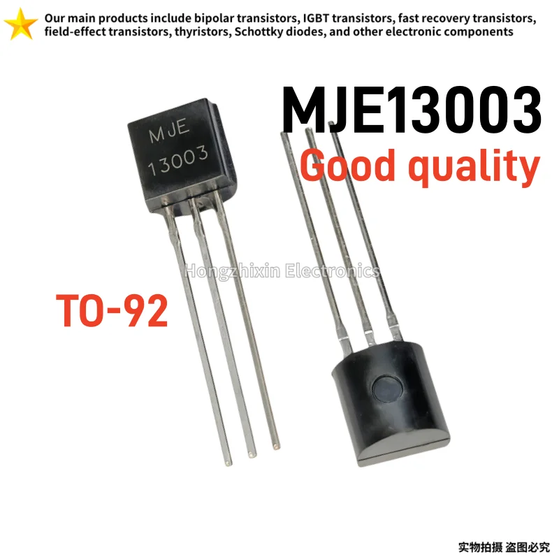 50PCS New transistor MJE13003 13003 1.5A/450V high voltage transistor direct insertion TO-92