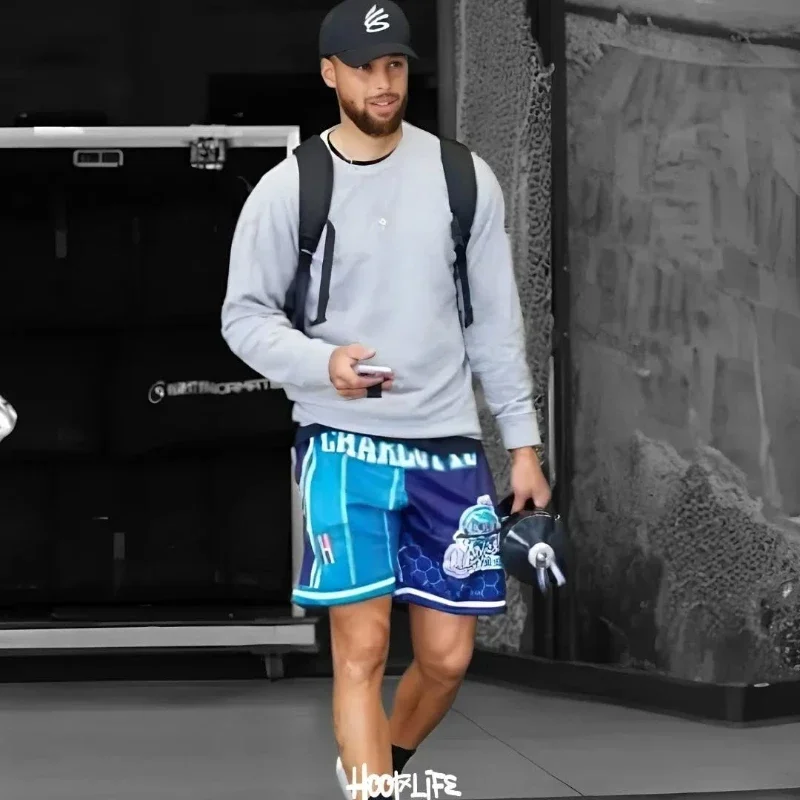 

New Summer Men's Quick-drying Shorts American Fashion Trend Sports Basketball Shorts Comfortable Casual Y2K Street Shorts Moto
