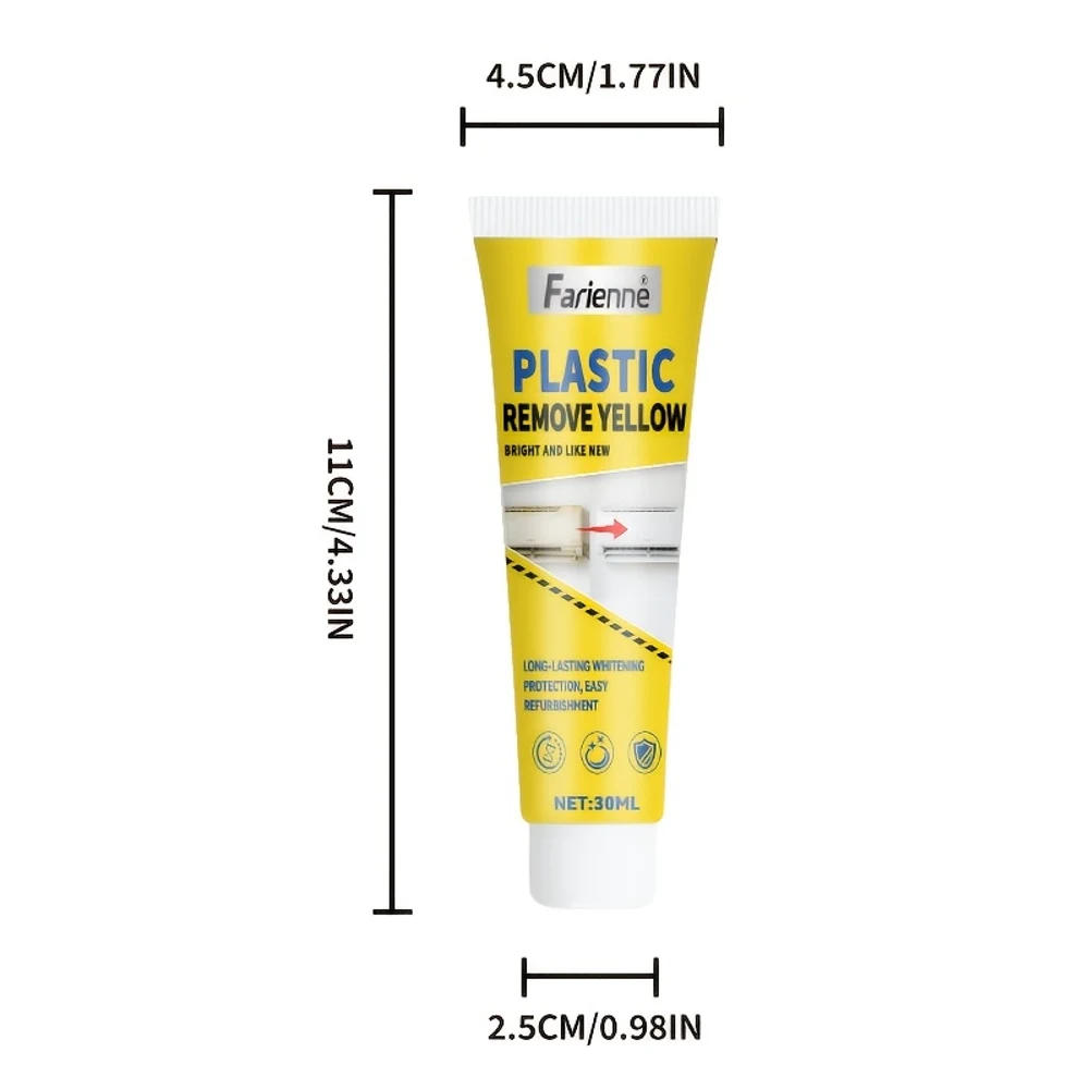 30ml Keyboard Yellowing Removal & Refurbishment Cream Gentle Formula, Safe for Keyboards Professional Solution for Removing Yell