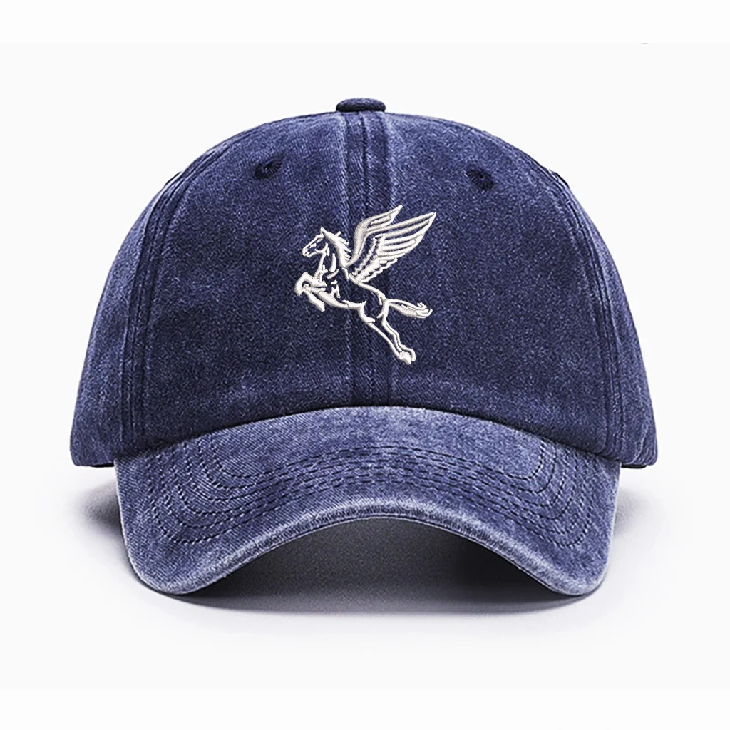 ✨   قبعة بيسبول مطرزة على شكل حصان |   شبكة حماية من الشمس للجنسين |   قبعة خارجية قابلة للتعديل لربيع وصيف ✨