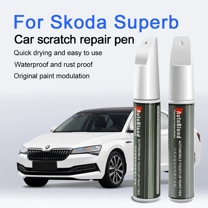 

Для Skoda Superb Touch-Up Pen Специализированное прозрачное покрытие для ремонта краски и восстановления царапин для восстановления краски Глянцевый яшма Серый