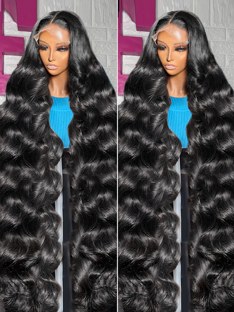 Melodie HD 30 40 Inches Body Wave Transparent 13x6 Lace Front Human Hair Wigs 13x4 Lace Frontal Wig 5x5 Glueless Ready To Wear