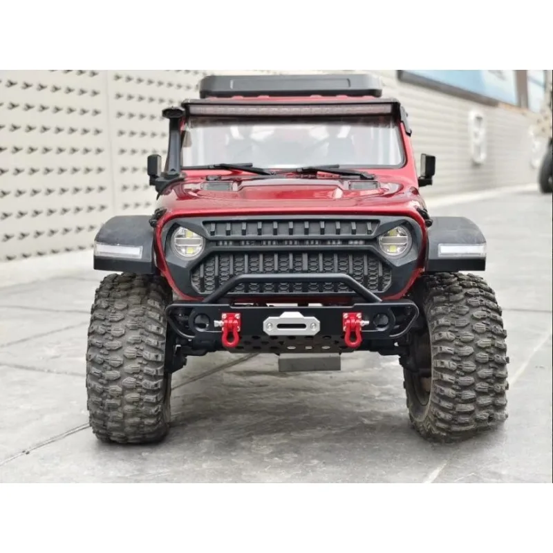 

Металлический короткий передний бампер RLAARLO MK07, универсальный бампер из алюминия с ЧПУ для радиоуправляемых машин 1/7, 1/8, 1/10, с крепежными стойками 8 мм