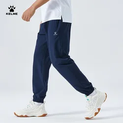 Kelme Męskie spodnie sportowe Tkane elastyczne legginsy Spodnie treningowe do biegania Casual Spodnie do ćwiczeń na świeżym powietrzu na siłownię