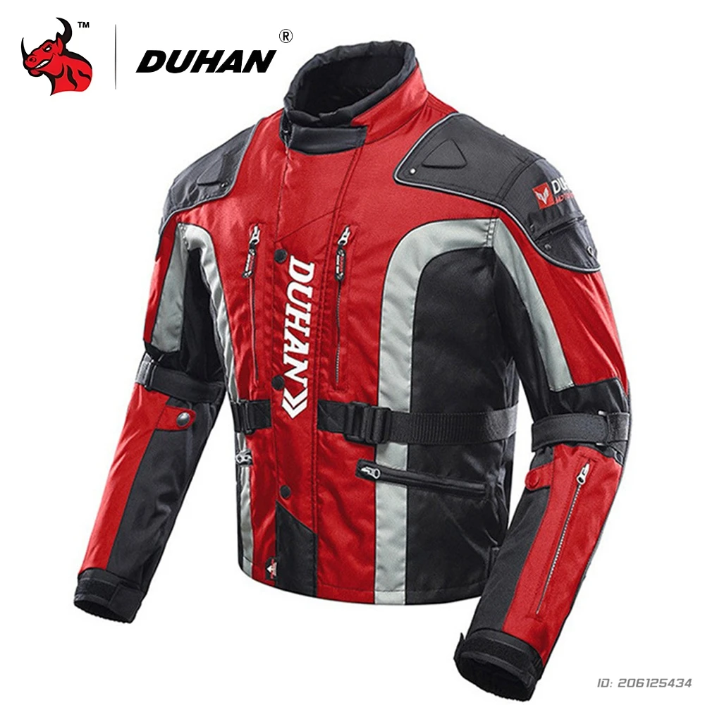 

All-Weather Motorcycle Jacket Pants Combo Four Seasons Windproof Coldproof Riding Suit for Ultimate Protection Comfort