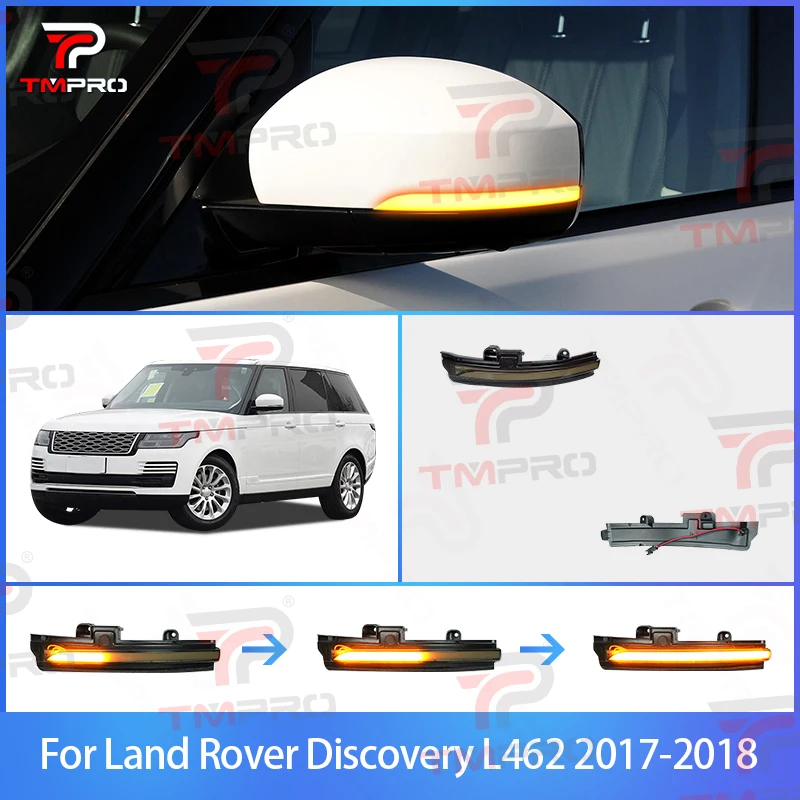 

Динамический указатель поворота, светодиодный светильник зеркала заднего вида для Land Rover Discovery 4 LR4 L462 Range Rover Sport L494 Evoque MK дневной свет