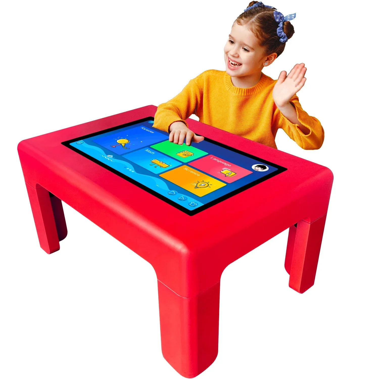 21.5 22 32 43 49 55 65 inches interactive touch screen table for kids