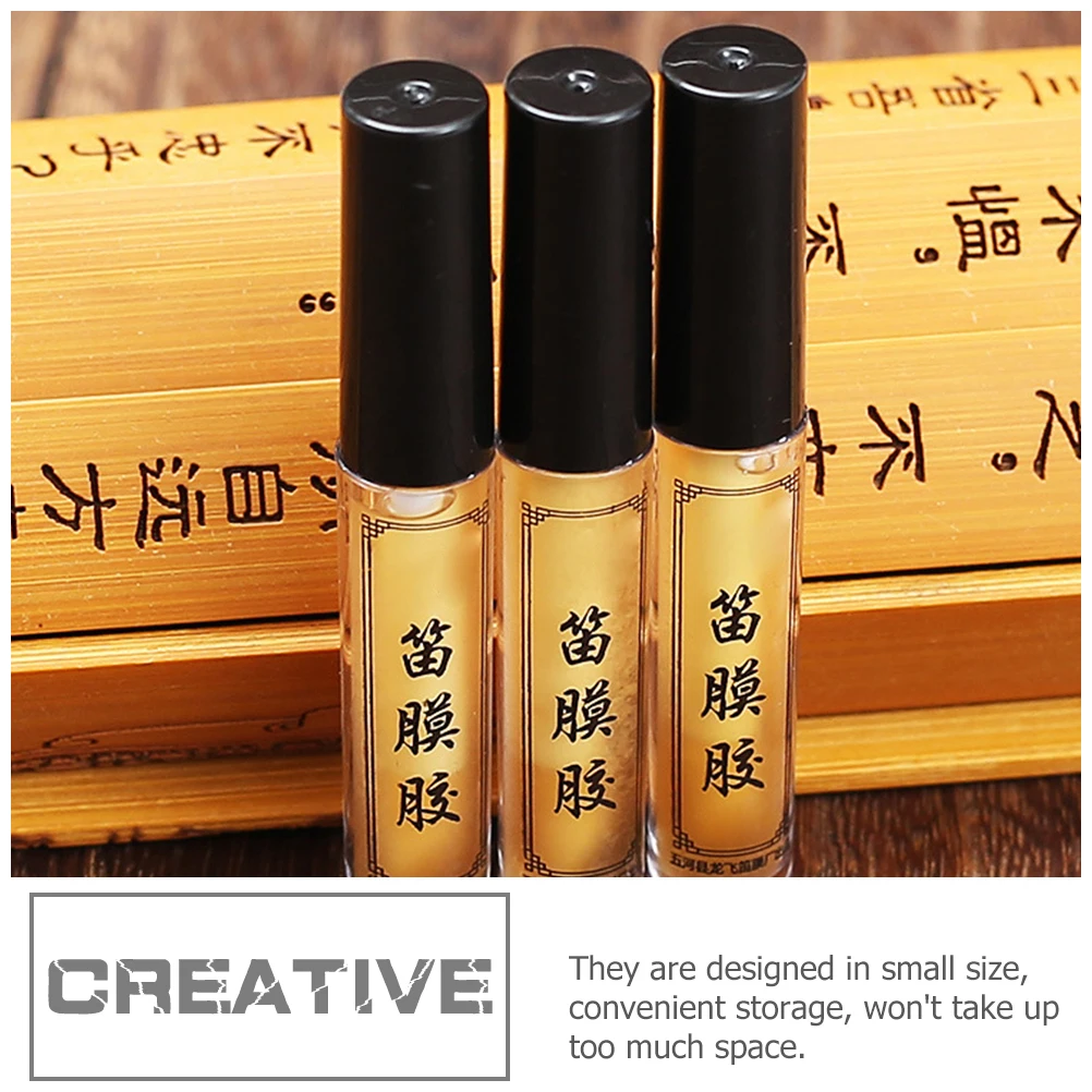 

6pcs Flute Glue Donkey-hide Gelatin Traditional Instrument Parts Dizi Traditional Instrument Accessories Flute Supplies