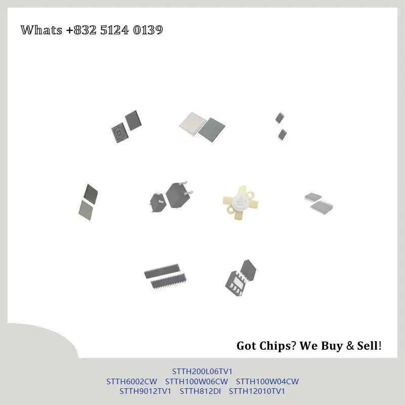 chip-circuito-integrado-chip-mcu-stth200l06tv1-stth6002cw-stth100w06cw-stth100w04cw-stth9012tv1-stth812di-stth12010tv1