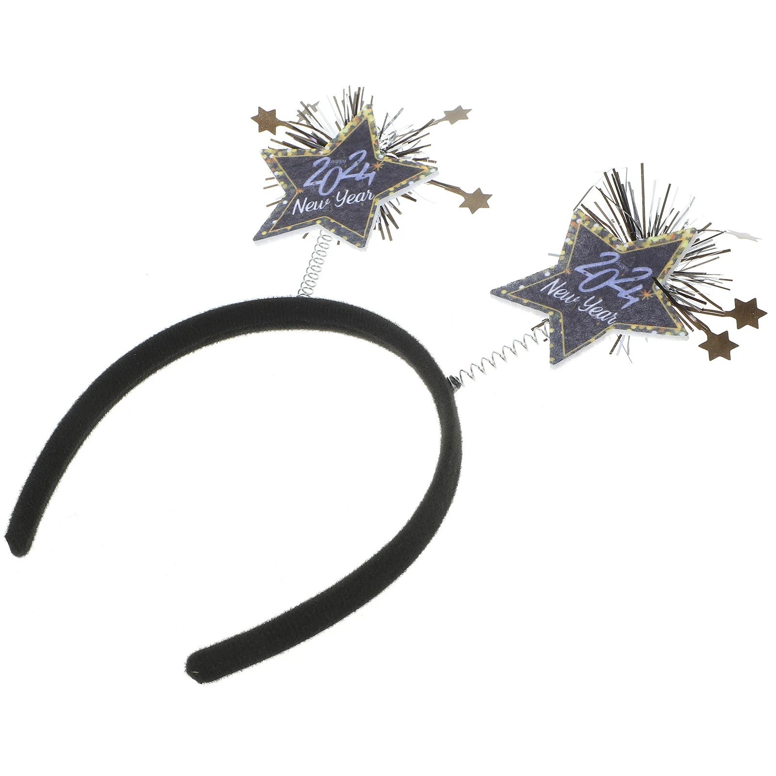 

New Year Headb Decorative Hairb Party Headdress 2024 Festive Supplies Hair Decor Stable Materials Exquisite Craftsmanship
