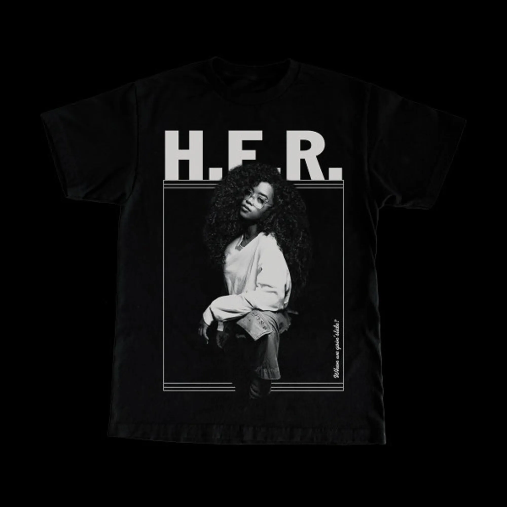 H.E.R Slide TShirt Fully Licensed