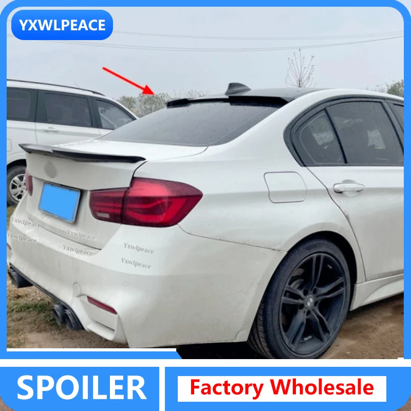 

For BMW F30 3 Series 2013-2018 ABS Plastic Primer Color Rear Roof Spoiler Tail Trunk Boot Wing Decoration Car Styling