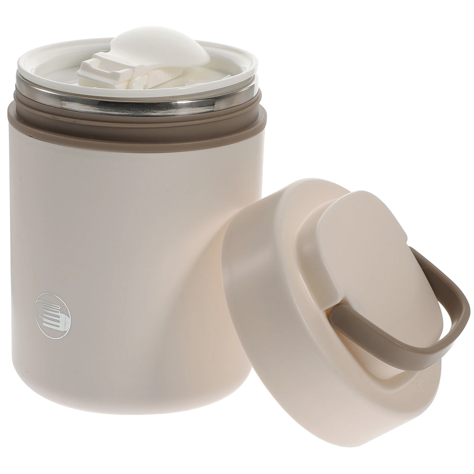 

Insulated Soup Cup Stainless Steel Portable Travel Food Container Foldable H Microwavable Thermal Mug Lid Breakfast
