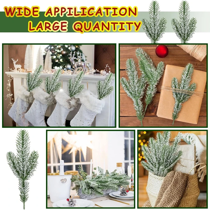 5 peças de plantas artificiais de pinho sala de casa de jardim ao ar livre decoração de mesa acessório de festa de casamento árvore de natal diy caixa de presente adereços