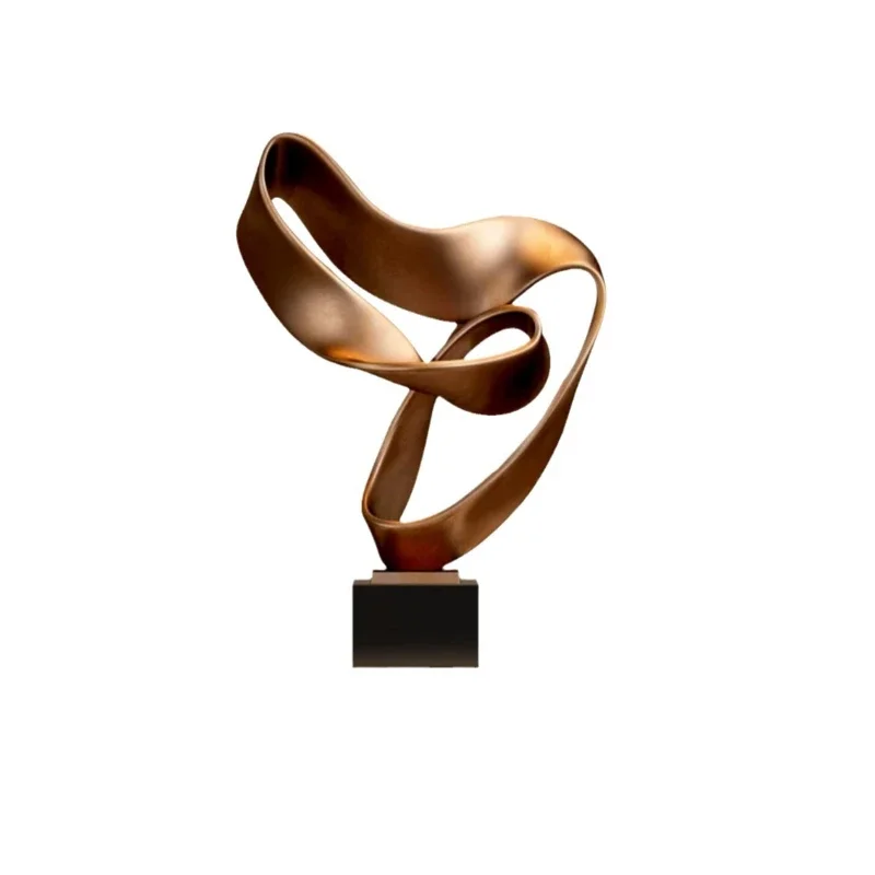 

Geometric Ubis Ring Fiberglass Sculpture Ornament Sales Office Decoration Abstract Art