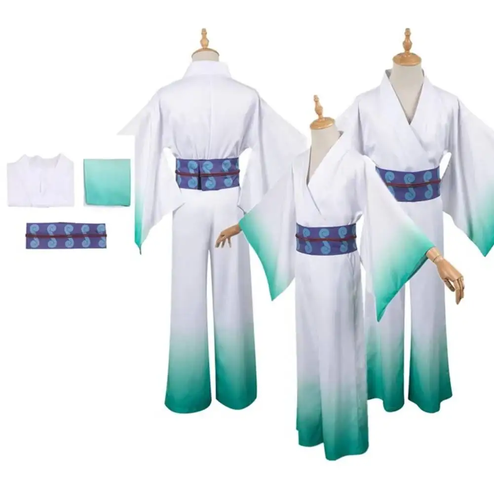 Disfraz de Cosplay de Shimotsuki Ryuma para hombre, traje de Anime de monstruos, 103, dragón, Damnation, Kimono, faja de juego de rol, disfraces de Halloween