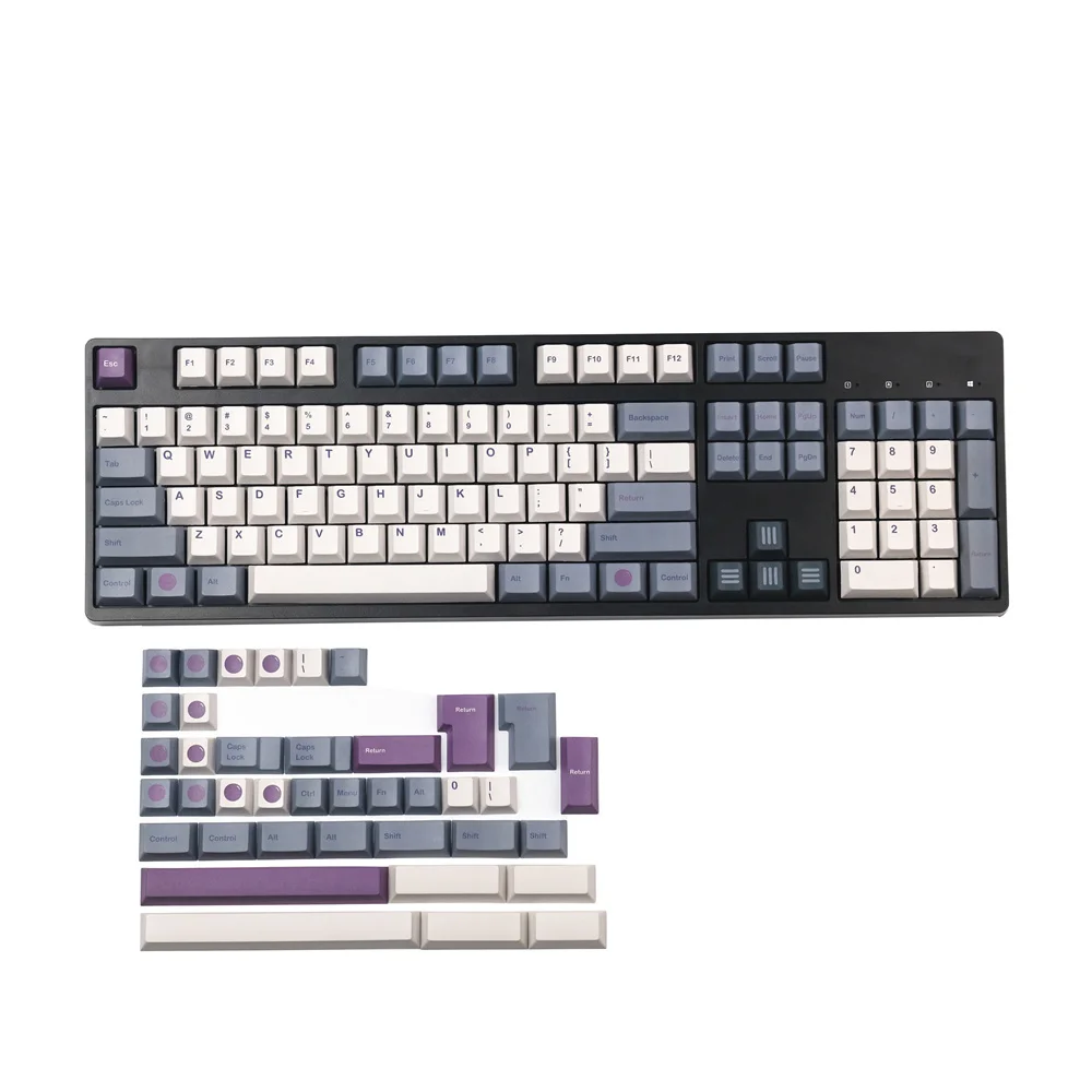 143 kluczyki/zestaw GMK DMG nasadki klawiszy PBT barwnik sublimacyjny nasadki klawiszy Cherry Profile z ISO wprowadź 2.75U 3U 7U spacja