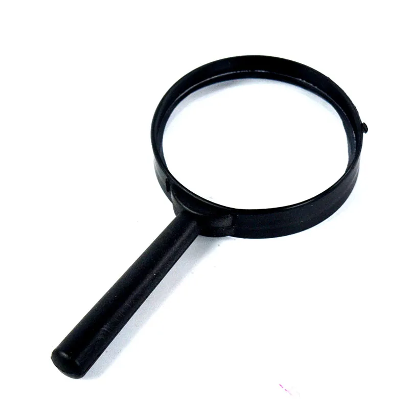 1Pc 60mm 5X Magnifier Handheld Reading Magnifying Glass Lens Jewelry Loupe Zoomer