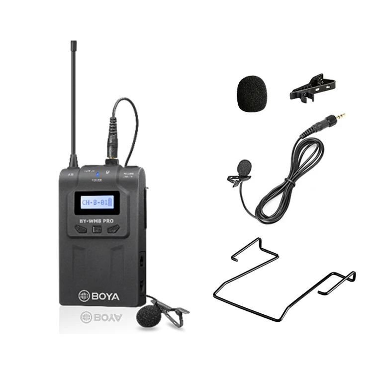 

BOYA TX8 Pro Digital Wireless Bodypack Transmitter Microphone 100m UHF System Lavalier Mic for RX8 Pro SP-RX8 Pro Receiver