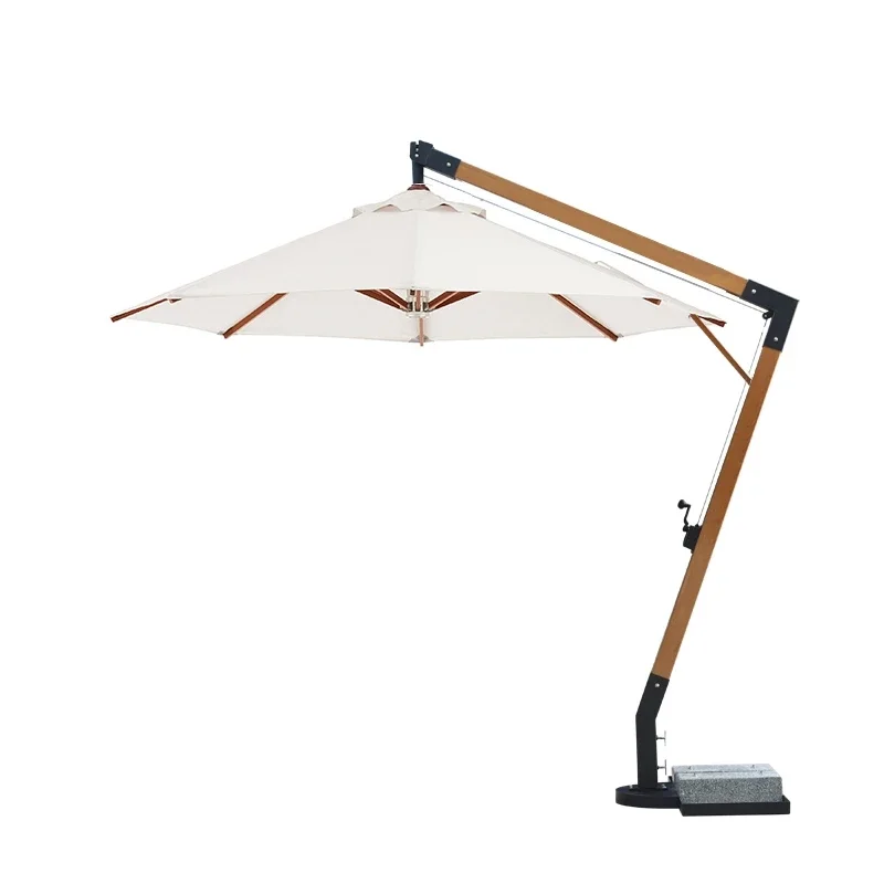 Hotel Villa Modern Wind Courtyard Outdoor Garden Beach Chairs Loungers  with Umbrella Lounging Pool