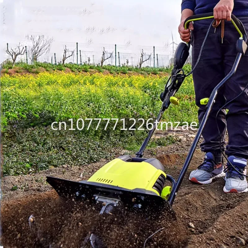 Household Digging Machine Electric Soil Ripper Micro Cultivation Machine Agricultural Rotary Tiller