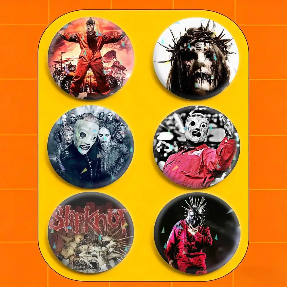 

S-Slipknot-es The End So Badges Niche Design Brooch for Backpack Lapel Pins Creative Accessories