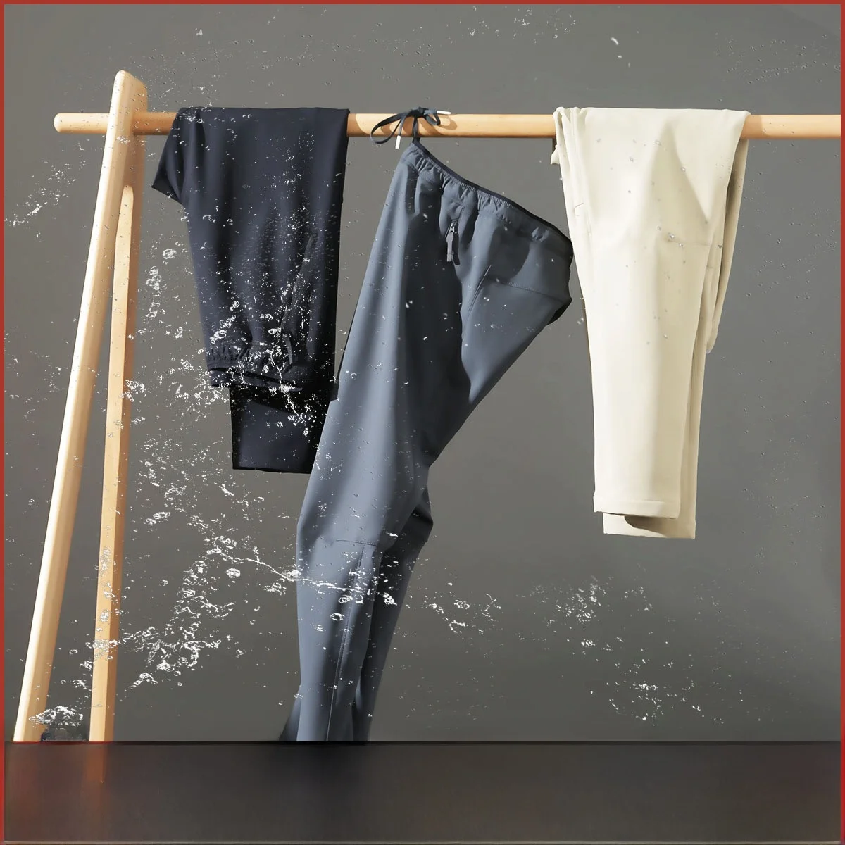 

Outdoor Lightweight Windproof Waterproof Men's High Elastic Comfortable Spor Casual Pants Long Trousers Autumn Youth Faion