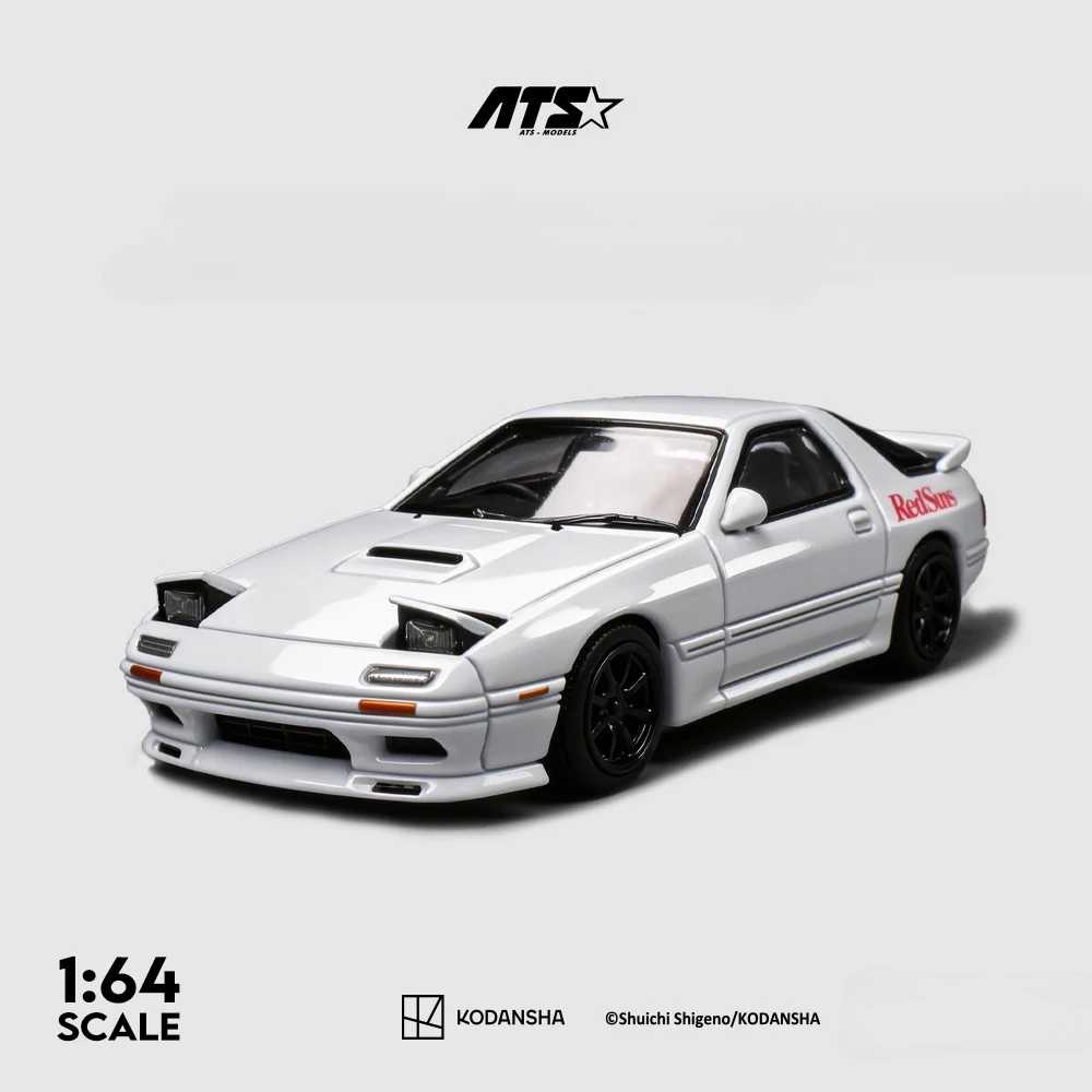 Timemicro ATS 1:64 RX7 FC3S Initial D литая модель автомобиля