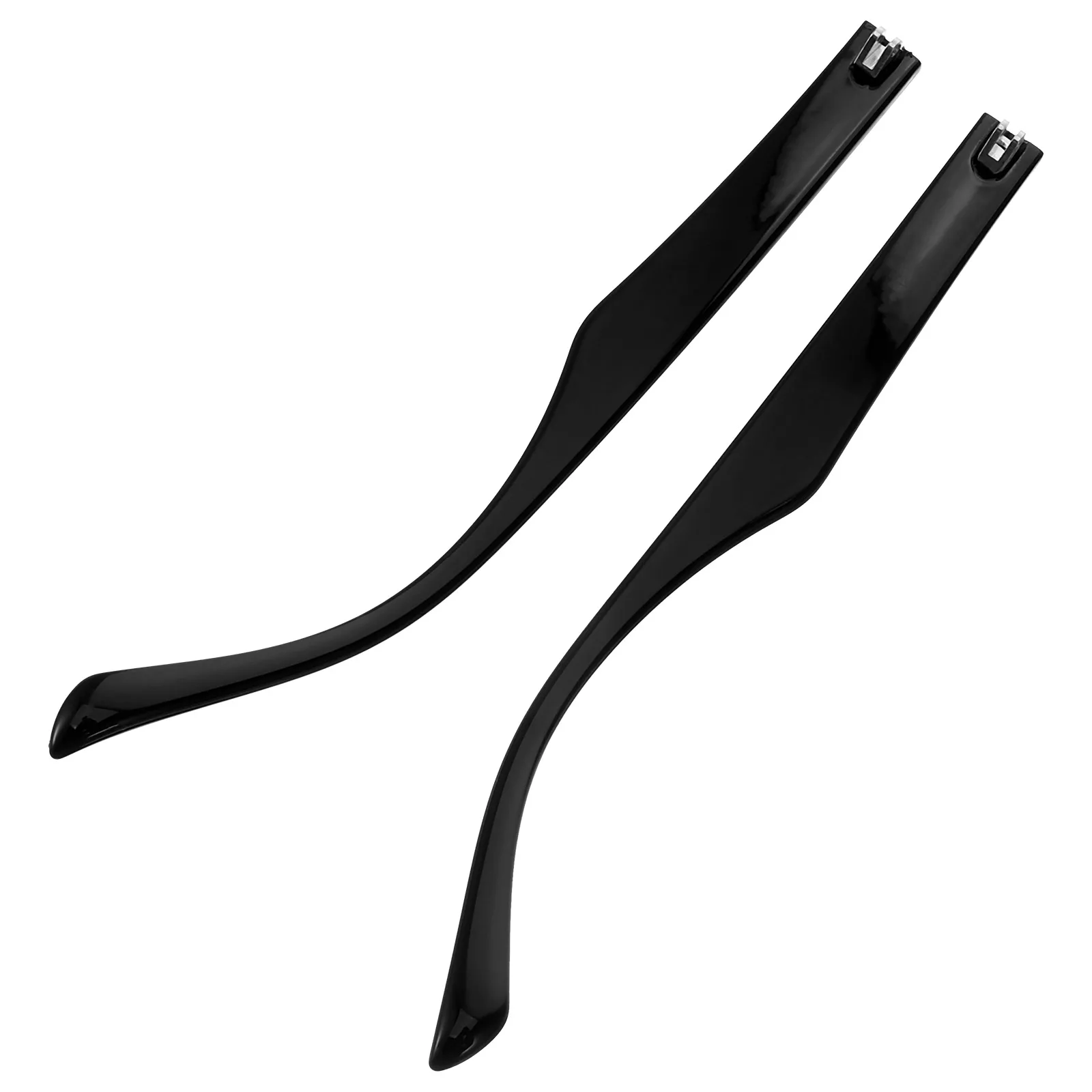 

Glasses Arm Replacement TR90 Eyeglasses Temple 95mm Black Lightweight Comfortable Easy Install Repair Parts Universal
