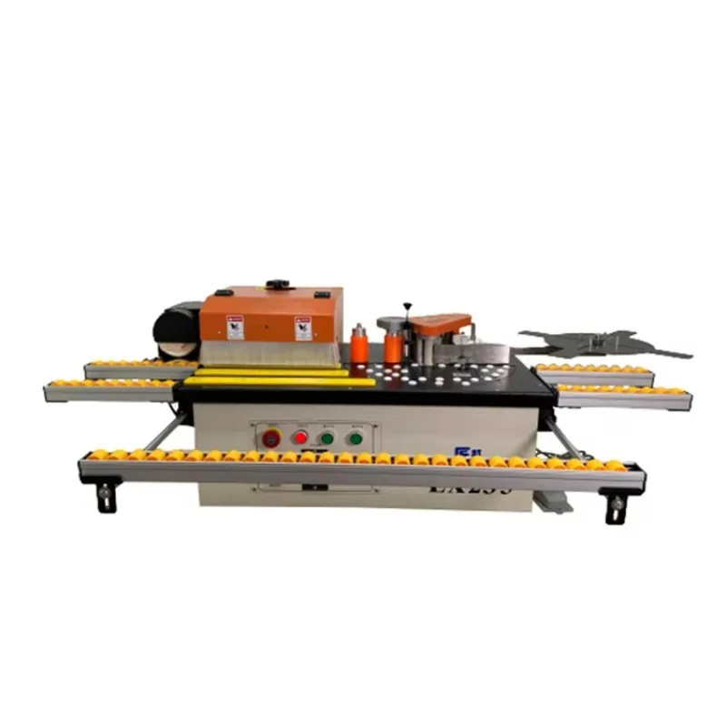 Semi-automatic Edge Banding Machine Wood Process High Power Motor Plywood Trimming Tape Edge Banding Long Service Life
