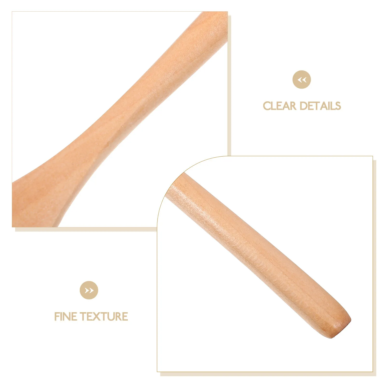 Wooden Salad Mixing Fork with Extra Long Handle for Cooking Serving Fruits Desserts Spaghetti Noodles Kitchen Dining Utensil