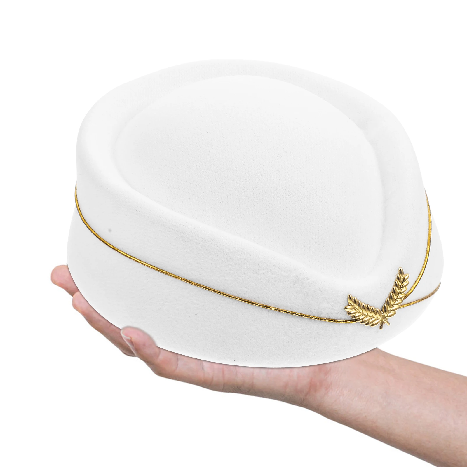 

Шляпа стюардессы, легкий элегантный летный костюм стюардессы, вечерние аксессуары для косплея, шляпа стюардессы