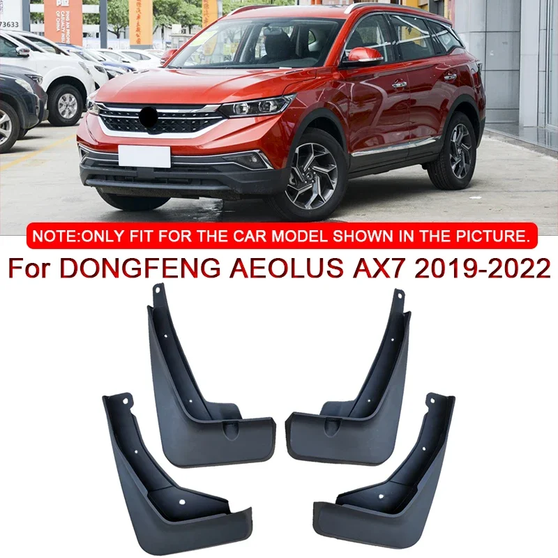 

For DONGFENG AEOLUS AX7 2019-2022 Car Styling ABS Car Mud Flaps Splash Guard Mudguards MudFlaps Front Rear Fender Accessories