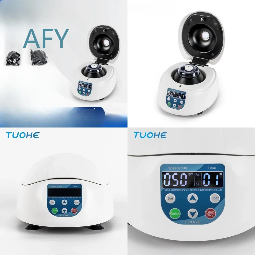 High-Speed Centrifuge for MINNI-15D Lab Micro Centrifuge 15000 RPM Adjustable Speed Digital Display Timer Temperature Control