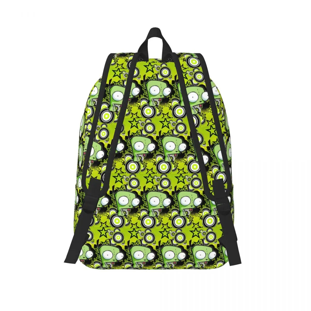 Invader Zim Madness Student Backpack School Bag Hiking Travel Daypack for Boys Girls Fashion Bookbag Shoulder Bags