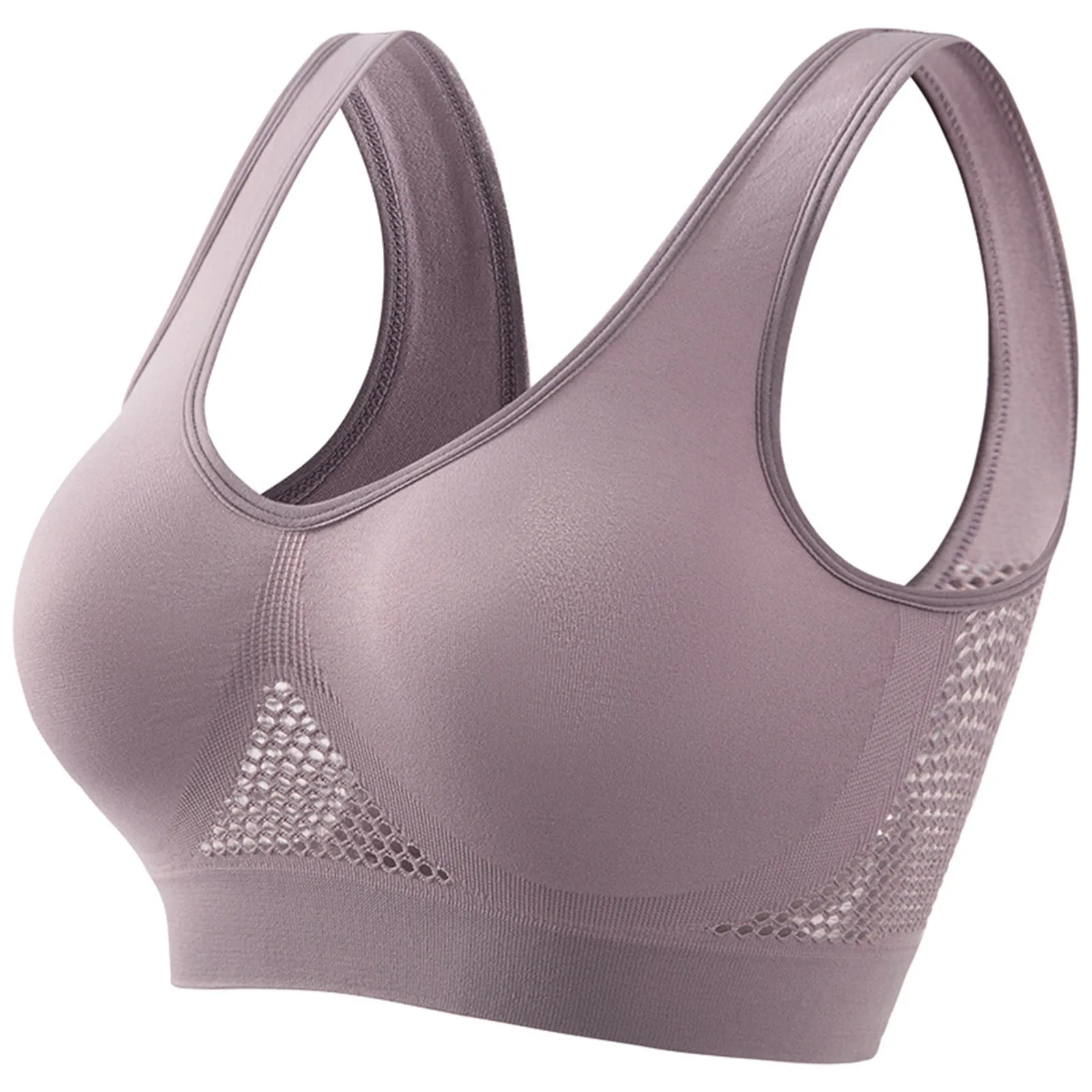 New Sexy Wireless Seamless Bras For Women Top Plus Size Mesh Bras Large Size Bralette Woman Brasier Sports Bra Without Frame