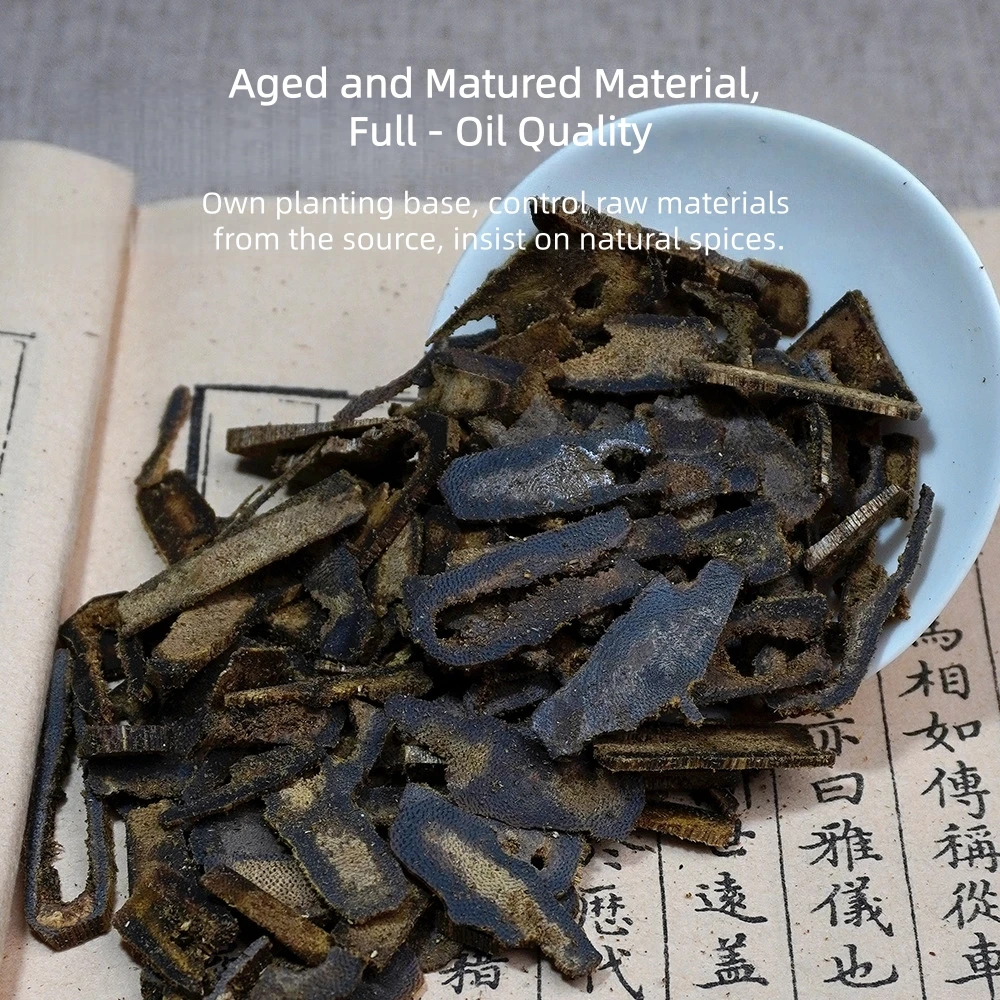 

99% Sinking Kyara Agarwood Chips,Black Resin,High Oil Content Sinking Offcuts,Raw Material for Charcoal-Heated Incense Burning