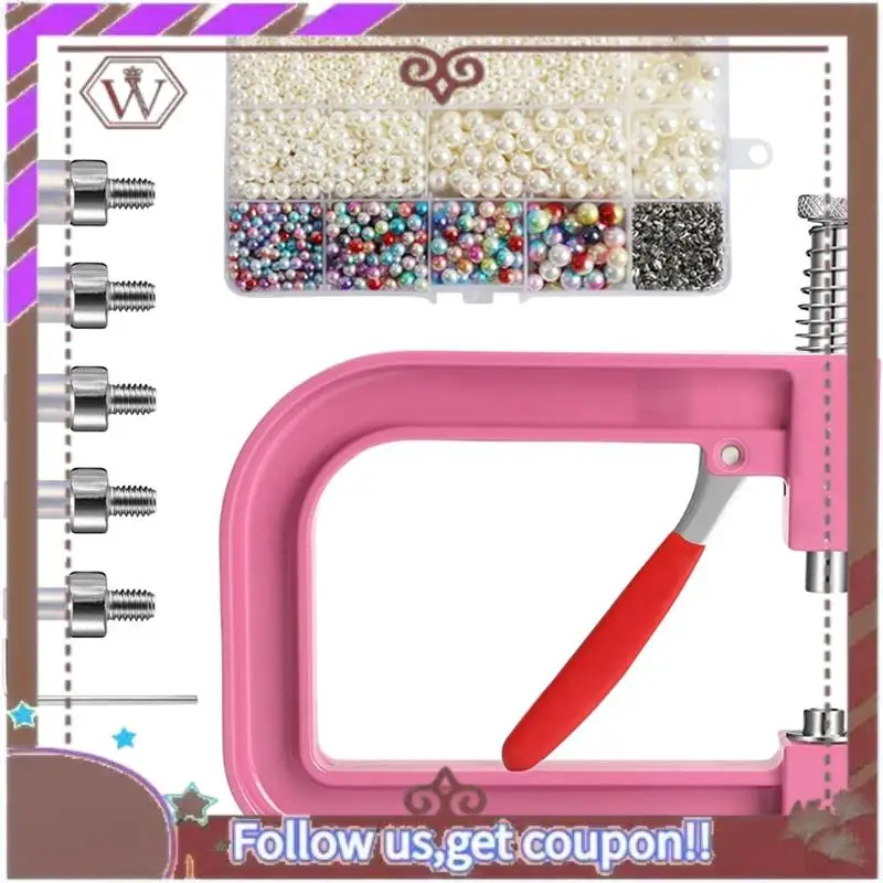 

A95D-Машина для настройки жемчуга для аппликатора из бисера, дизайн свадебного платья, аксессуары для вечеринок для украшения одежды, изготовление сумок