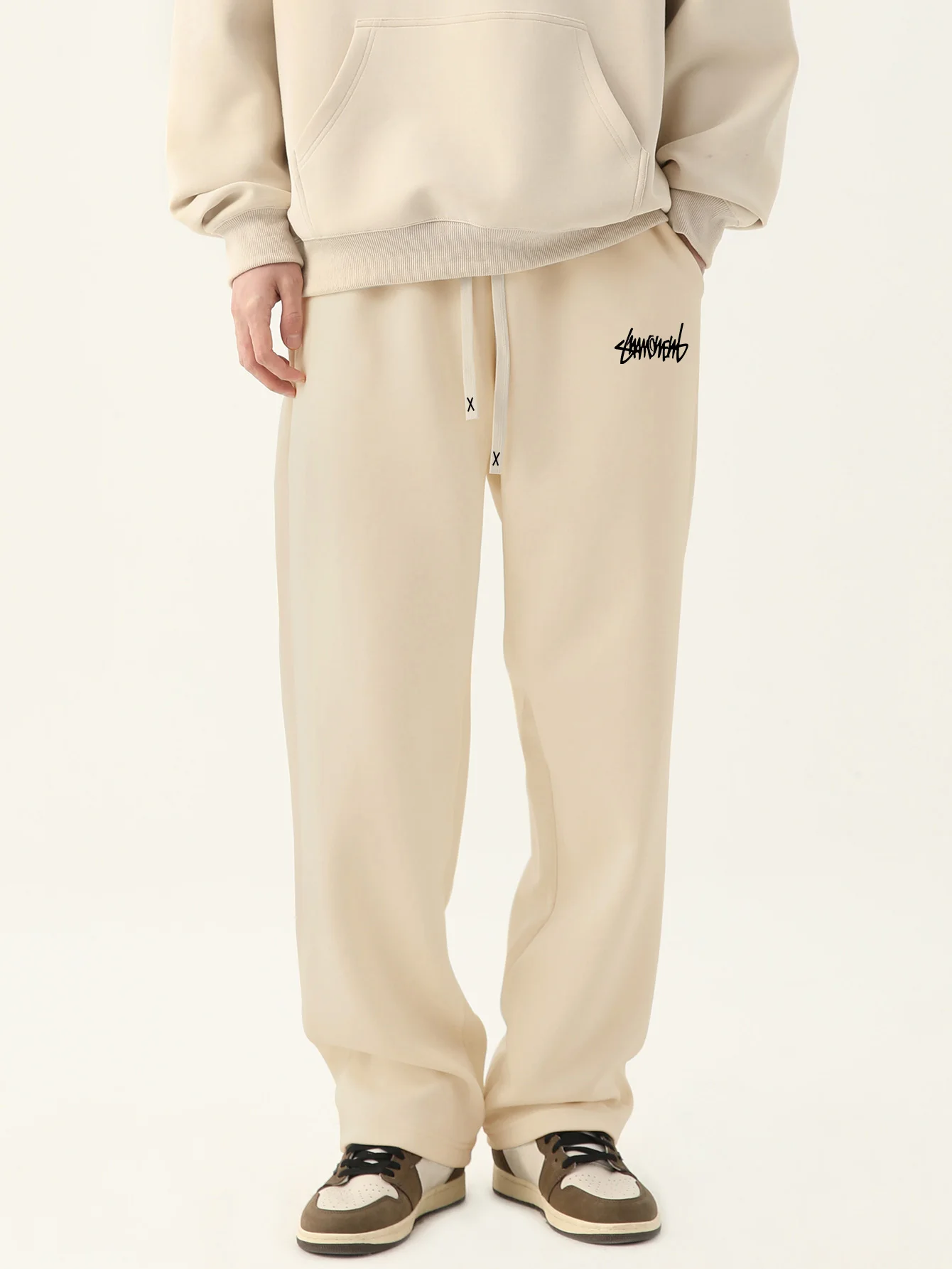 Men's Jogging Pants Baggy Pants Neutral Breathable Baggy Outdoor Pants Fashion Design Jogging Pants 2024 New Sweatpants