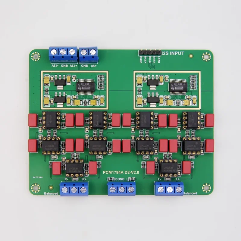 Y3 parallel dual PCM1794A decoding board DAC gold-plated HiFi fever 24Bit 192kHz PCM1794