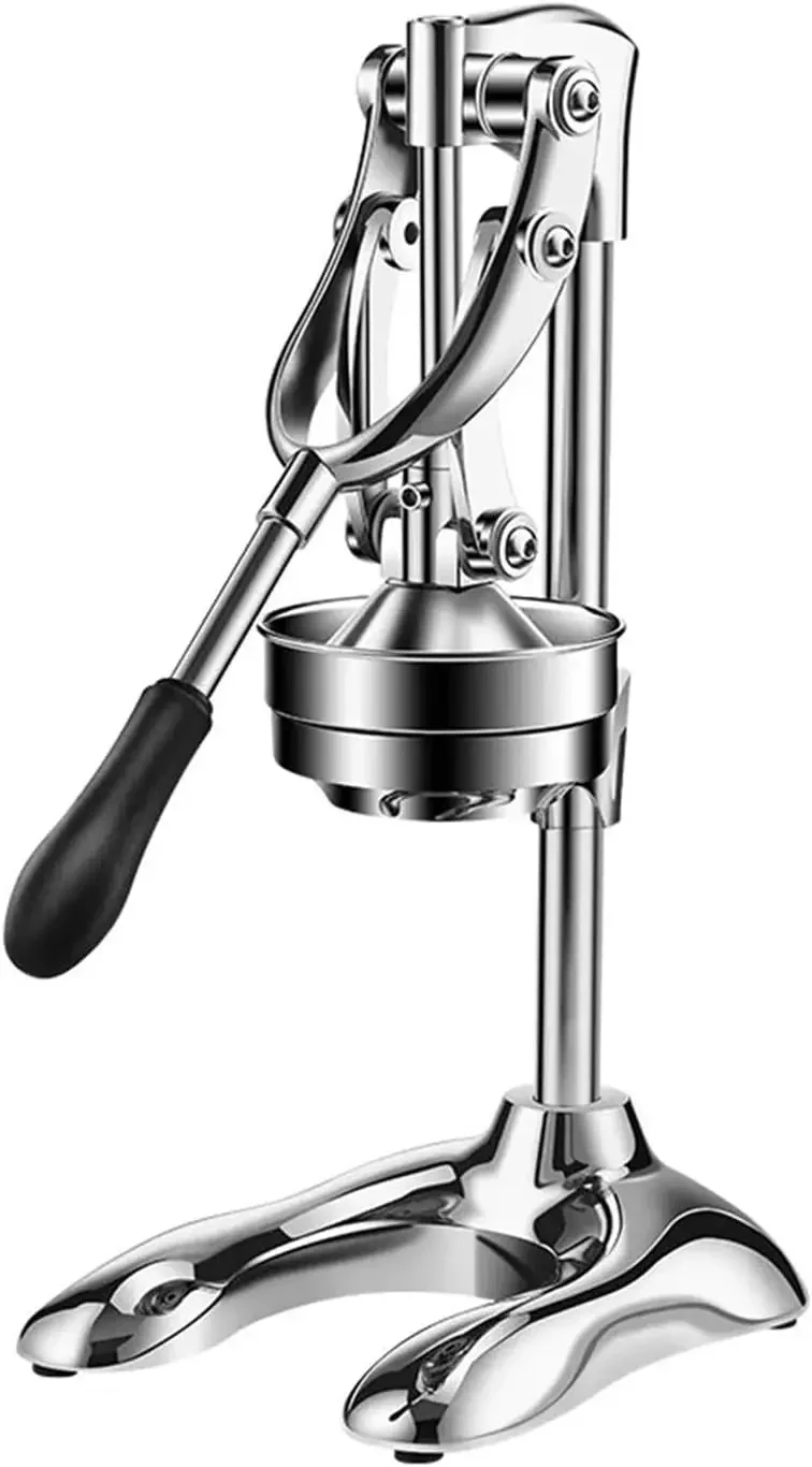 Juicer, Stainless Steel Separate Juicer Manual Compatible With Home Use Orange Juice Lemon Fruit Press(Type D)