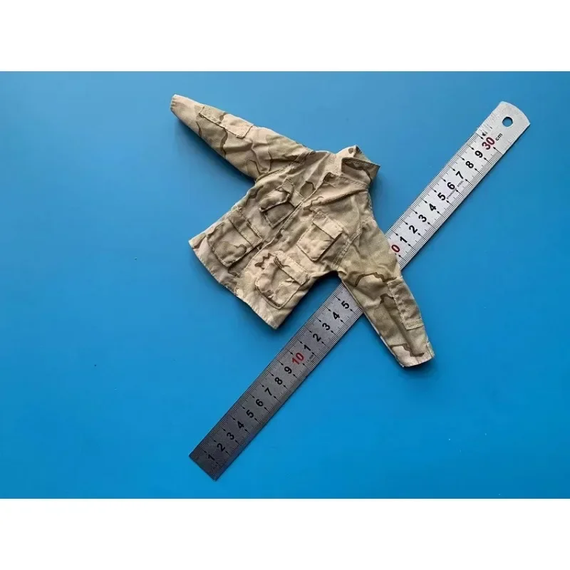 Vêtements de soldat couleur sable, échelle 1/6, manteau de Combat militaire américain moderne, modèle de veste pour figurines d'action de 12 pouces, jouet corporel