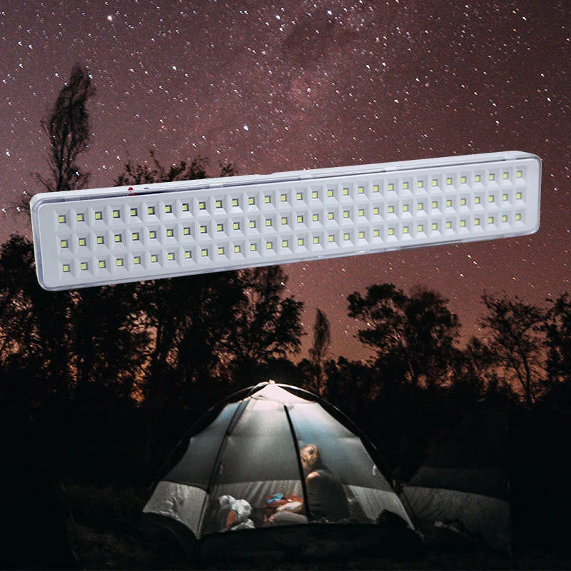 90 led luci di emergenza lanterna da campeggio portatile ricaricabile luce di riparazione notturna a luminosità regolabile per interruzione di