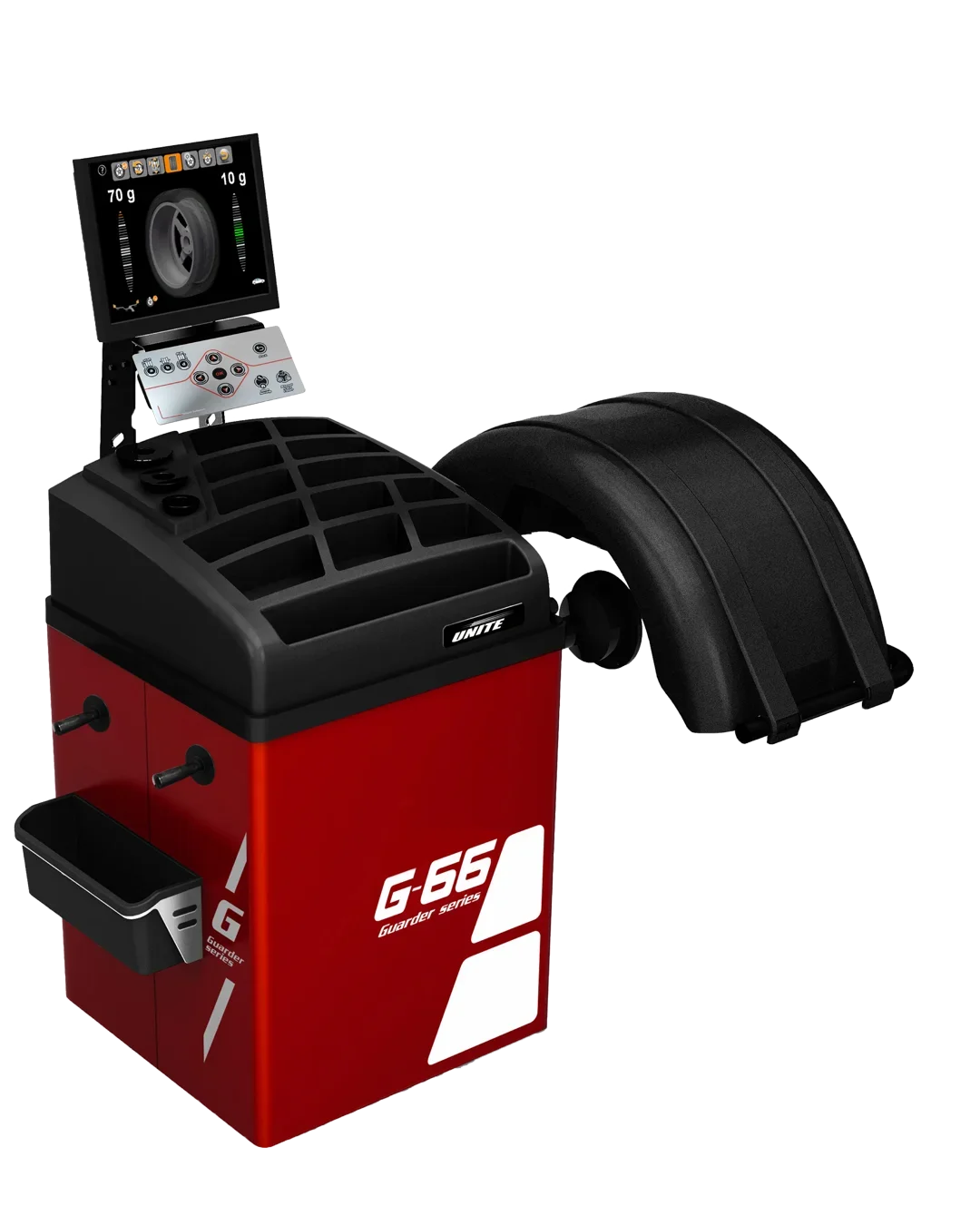 

UNITE garage equipment G-66 3D animation interface computer wheel balancer