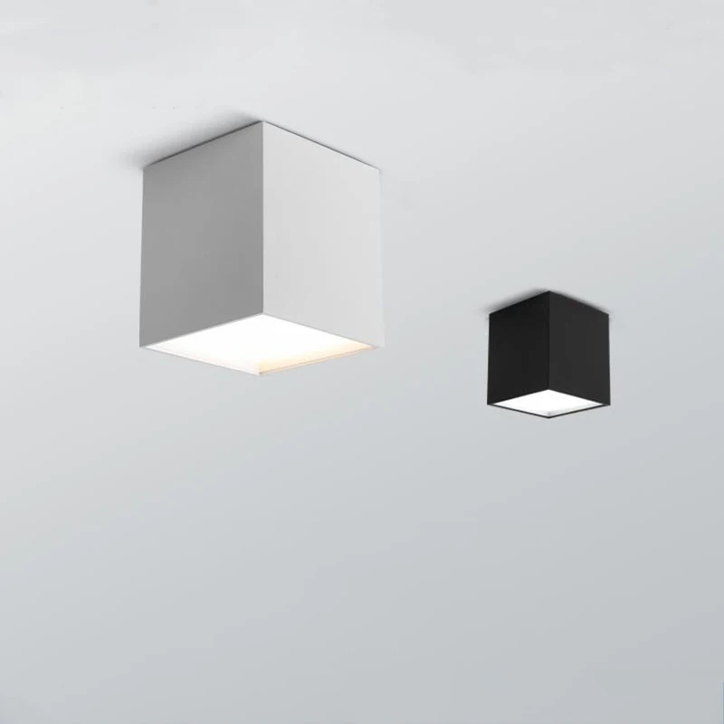 

Square LED Surface Mount 7W 12W Cube Ceiling Downlight Spotlight Background Lamp Indoor Lighting Decor For Room/Corridor/Hallway