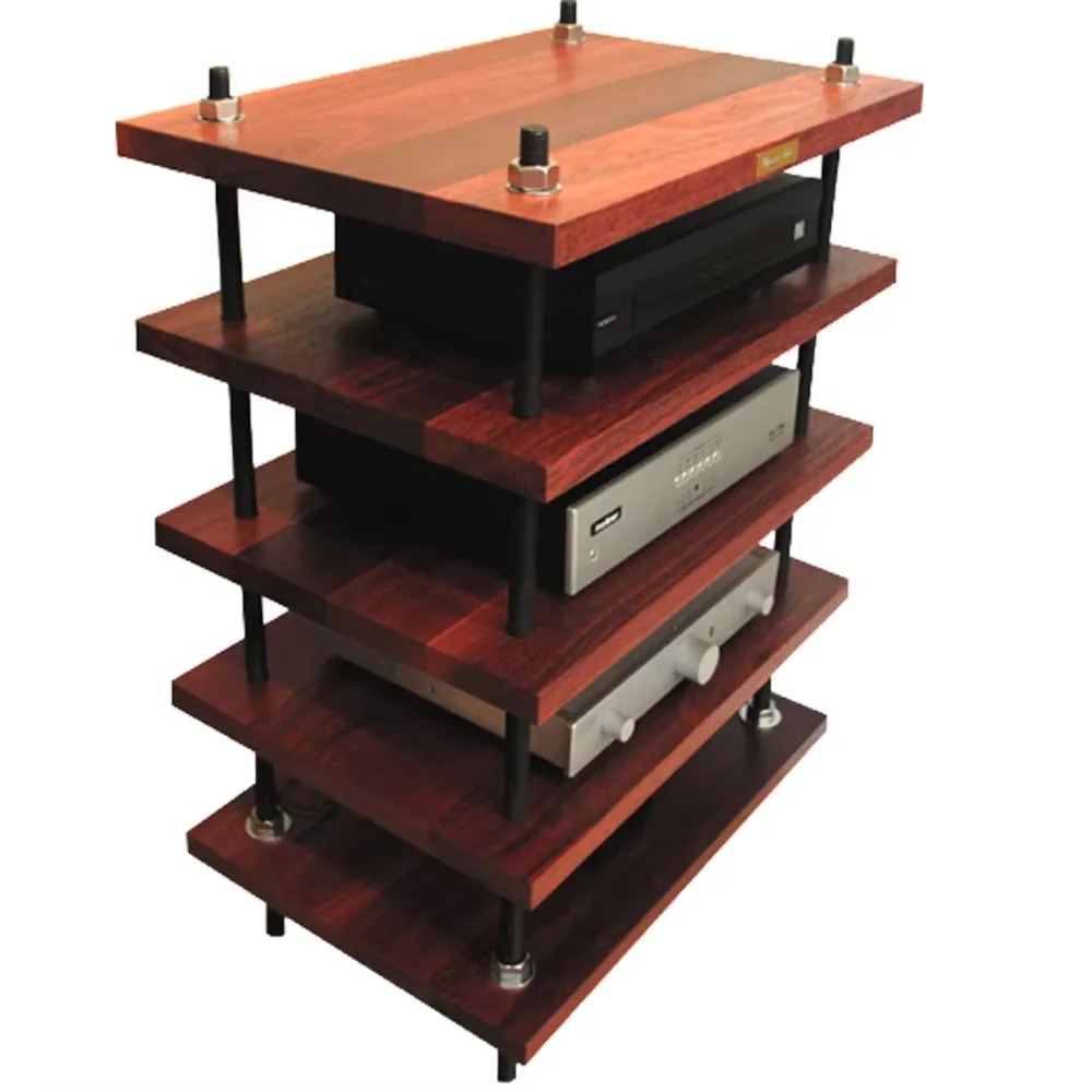 High Quality Solid Wood Audio Rack Stand for Home Use