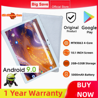1920 * 1200 IPS K30 Type-C 10.1 Inch Tablet Android 9.0 MTK9863 Quad Core 2GB RAM 32GB ROM WiFi 5000mAh Gift Stand Silicone Case