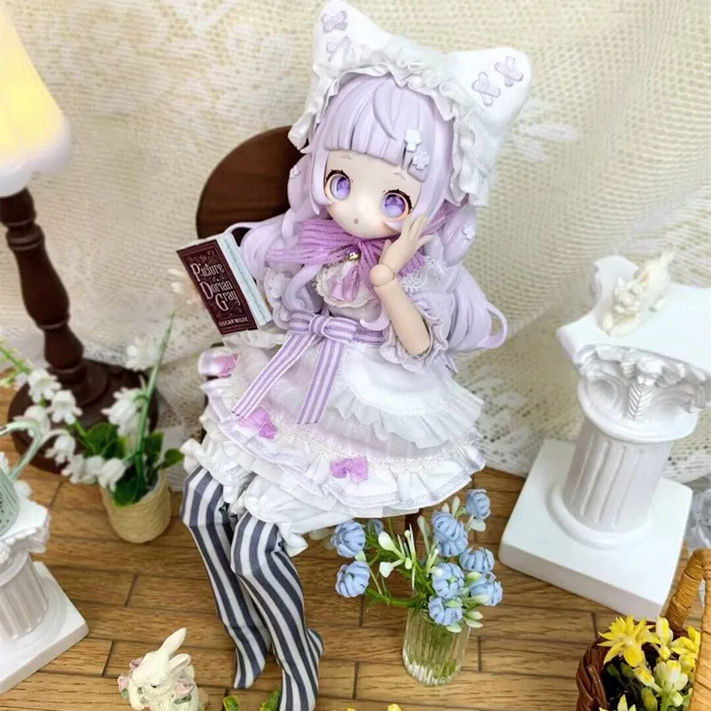 

Genuine Wanmeng Dessert Party Blind Box Movable Eight-Point Doll Figurine for Desktop Decoration Mysterious Surprise Toy