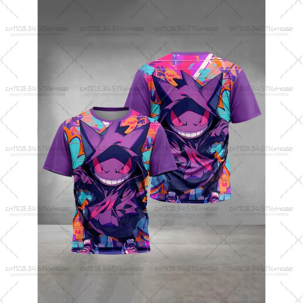 

Новая модная одежда для родителей и детей 2026: Мужская и детская футболка Y2K с Пикачу, уличная одежда в стиле аниме, мужской топ для ролевых игр