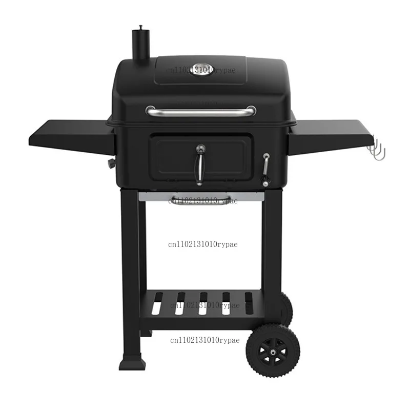 Charcoal BBQ Grill for Outdoor Use, Suitable for Villa Courtyards, Family Barbecues for 10 People